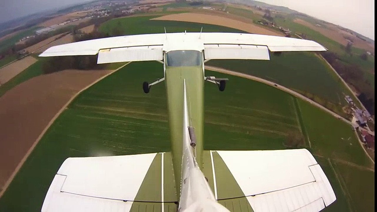 C182 Crosswind Landing GoPro  Crosswind Landing