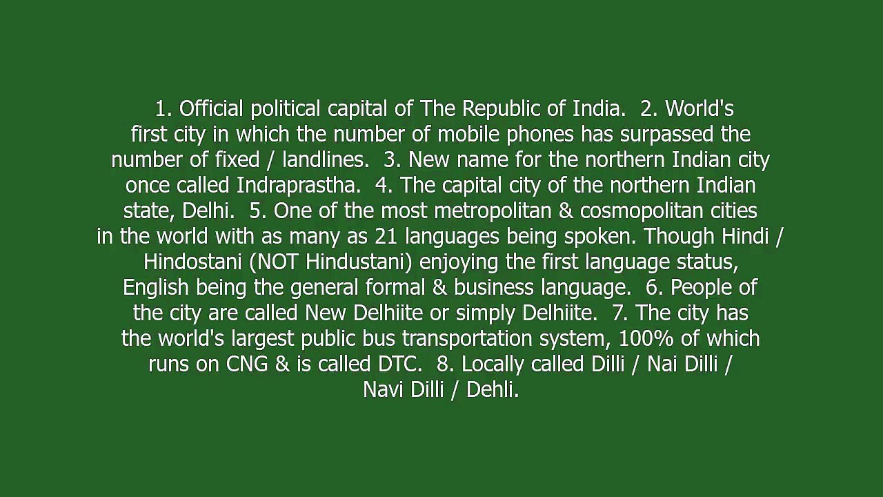 New Delhi meaning and pronunciation