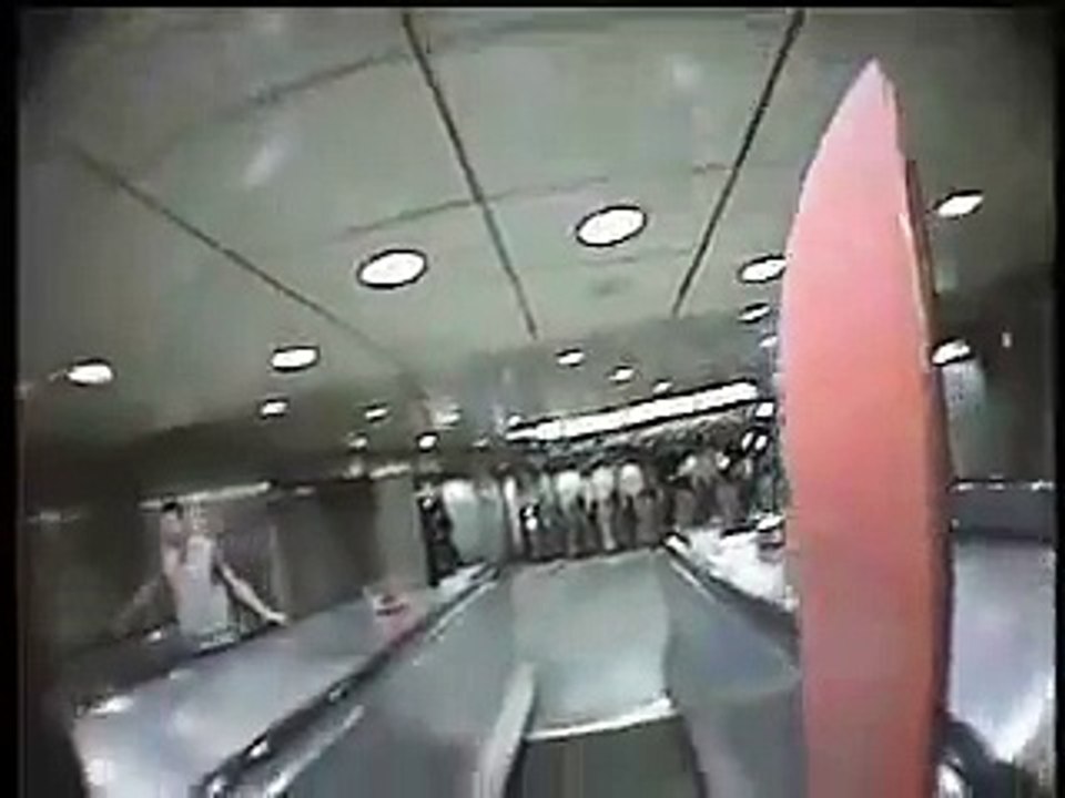 На лыжах в метро