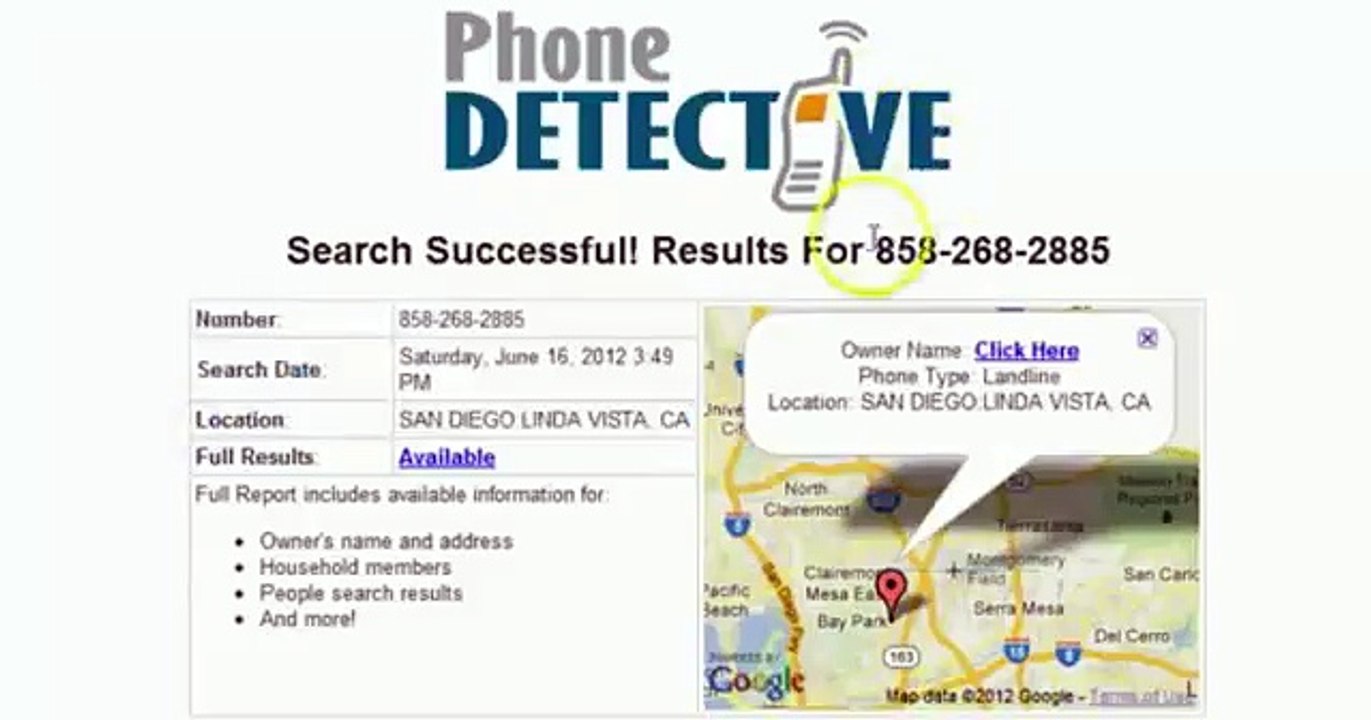 Phone Detective is the simplest and easiest reverse phone lookup