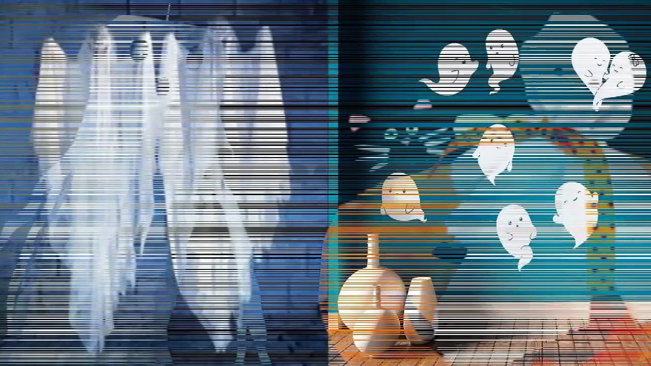 Хэллоуин Привидения Декор и украшение дома привидениями в стиле Хэллоуин