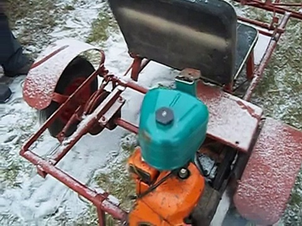 Самодельный карт из бензопилы урал