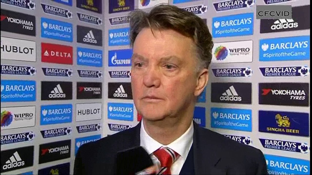 Louis Van Gaal post match