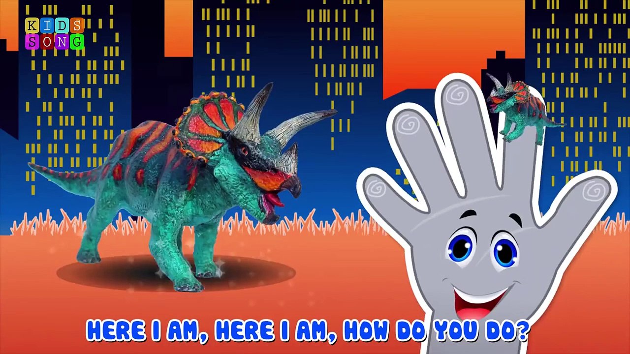 Dino Finger Family - nursery rhyme for kids