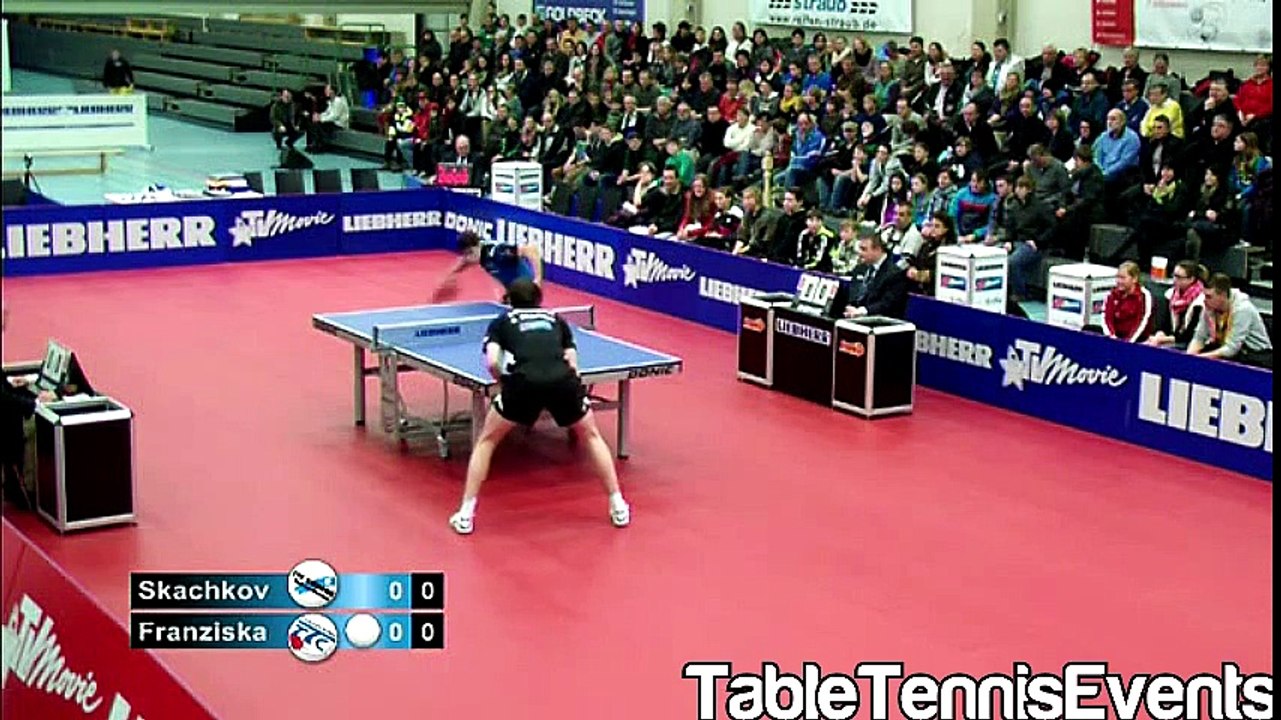 Kirill Skachkov Vs Patrick Franziska Match 1 [German League 20122013]