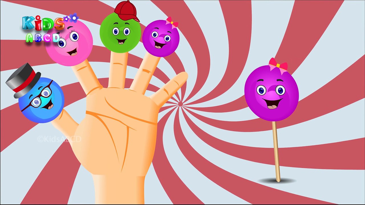 Finger Family Lollipop Song - Nursery Rhymes And Children's Songs