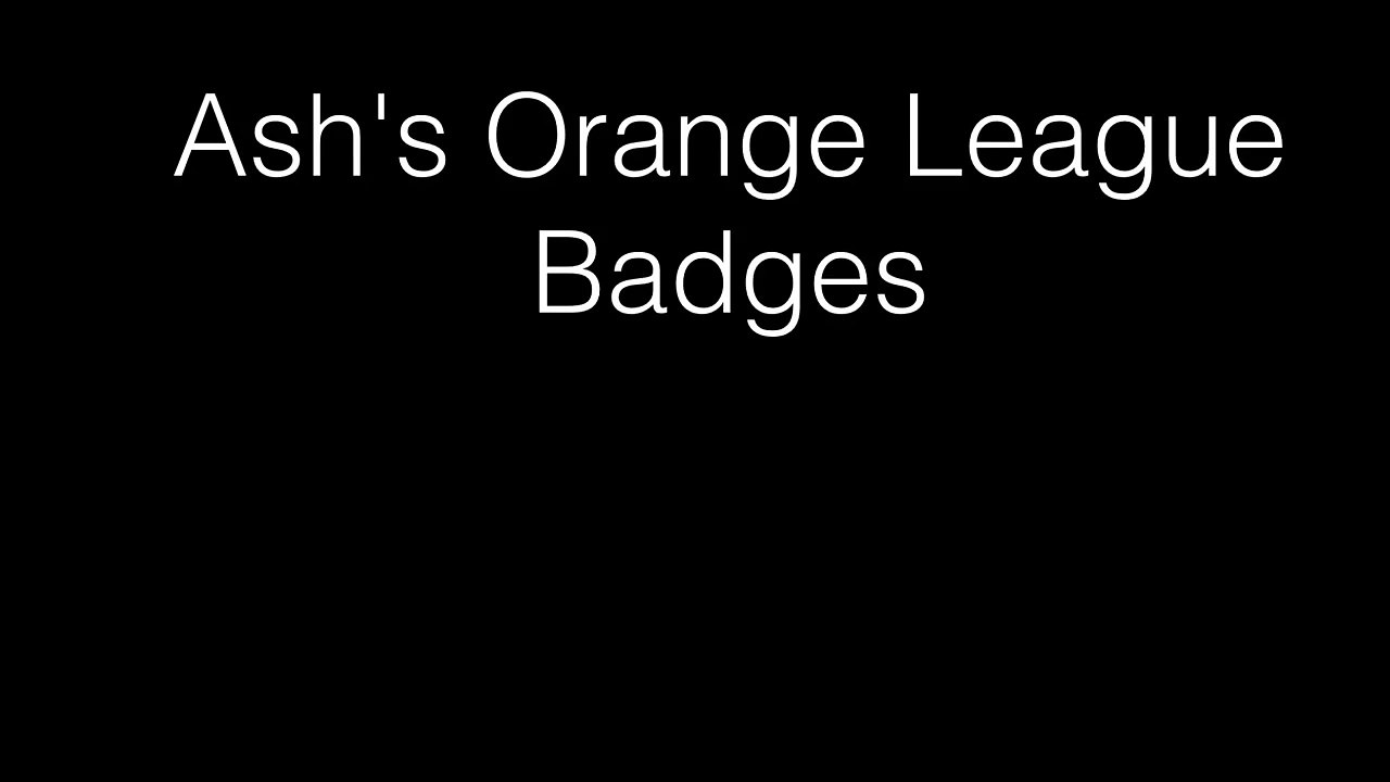Ashs Orange League Badges