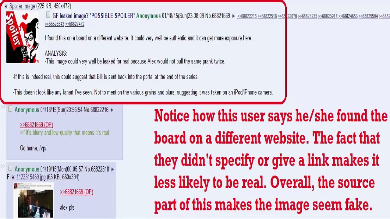Gravity Falls: Leaked Season 2 Image - Bill Cipher & Portal