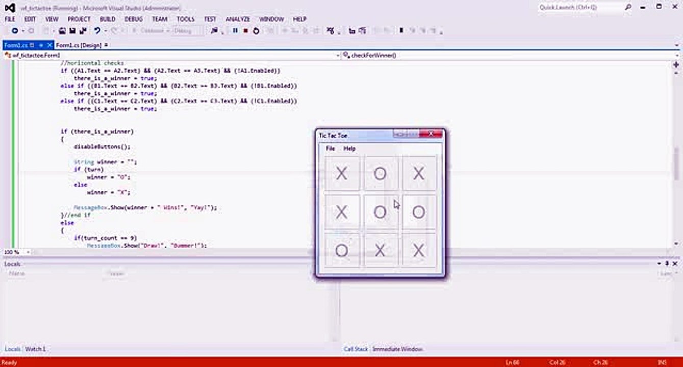 Visual Studio Winform Tic Tac Tutorial_clip5