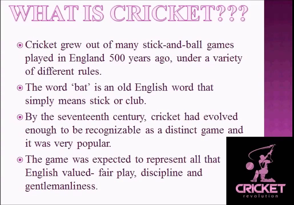 History _ History of Cricket _ The Evolution