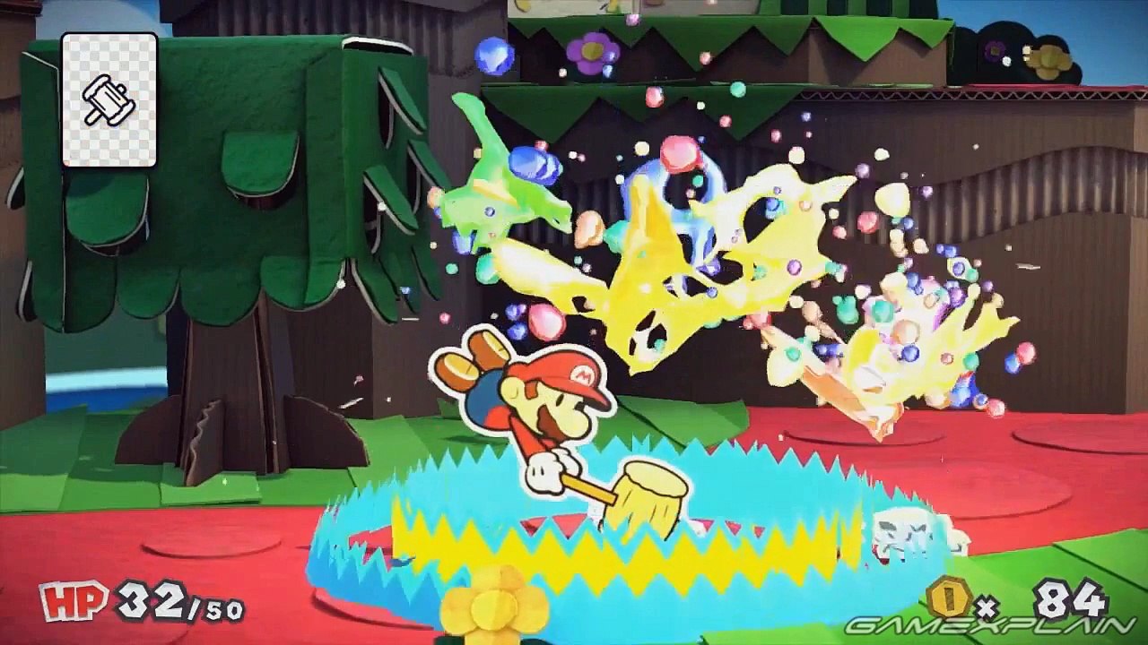 Paper Mario: Color Splash Analysis - Reveal Trailer (Secrets)