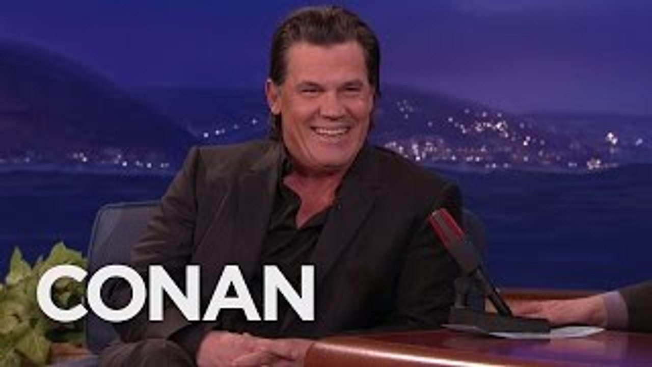 Josh Brolin On Playing Thanos - CONAN on TBS