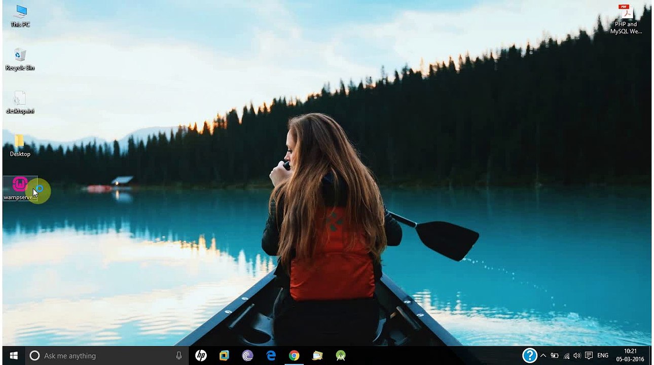 php 1 installing wamp and executing helloWorld