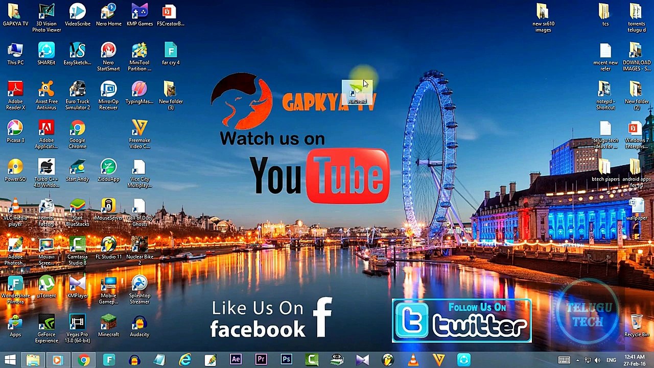 How to mirror your android to pc in telugu [TELUGU DROID]