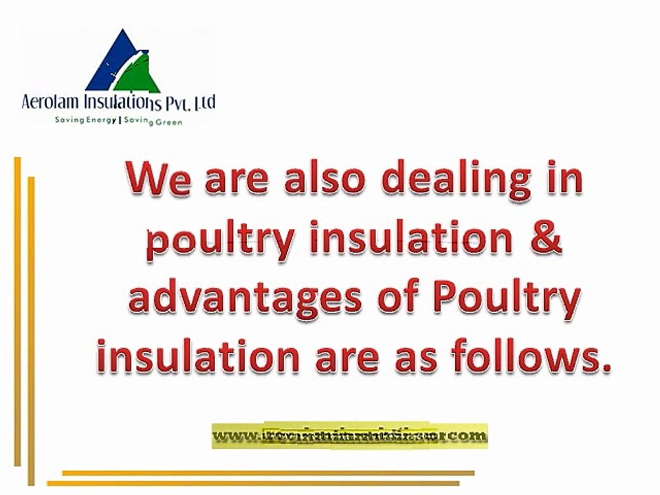 Why we use Insulation Material in Poultry Farm
