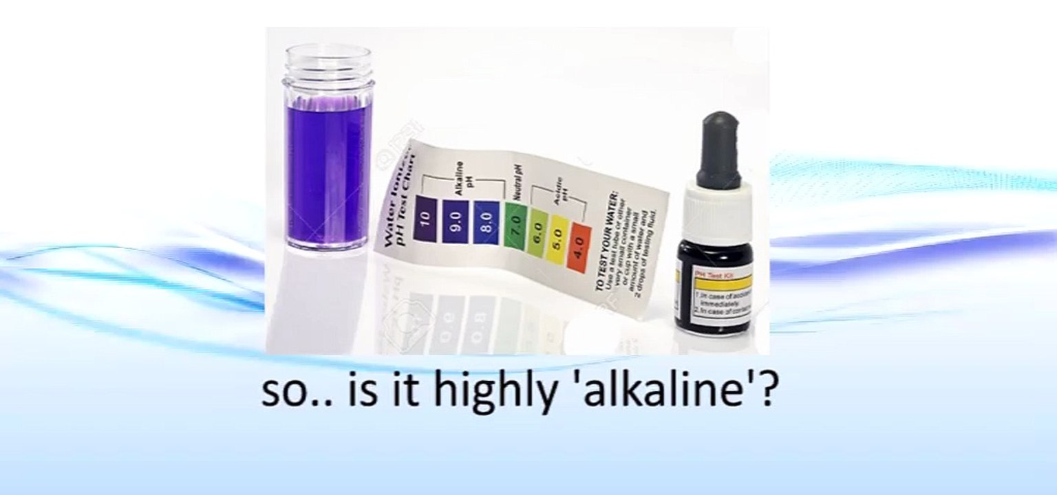 What is alkaline water, and what is high pH water?