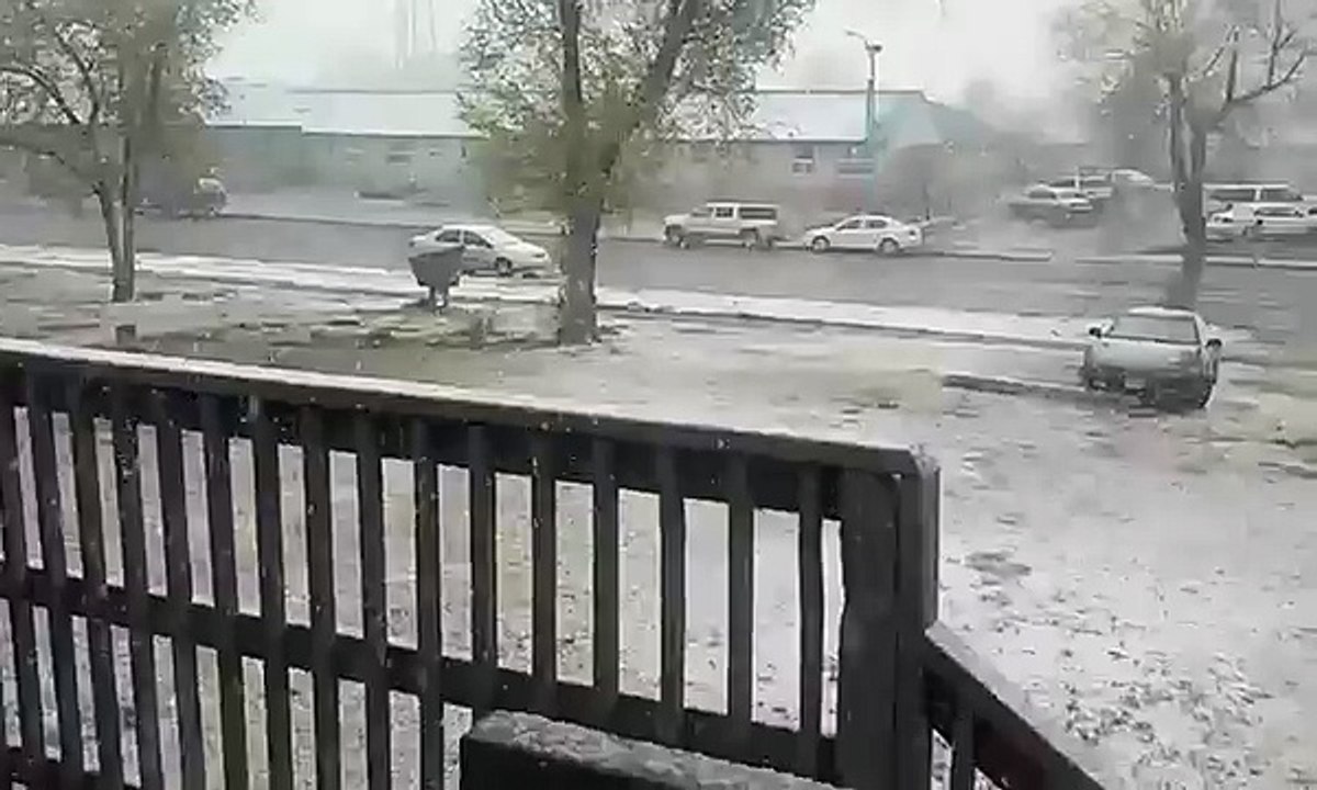 Snow after 5min later