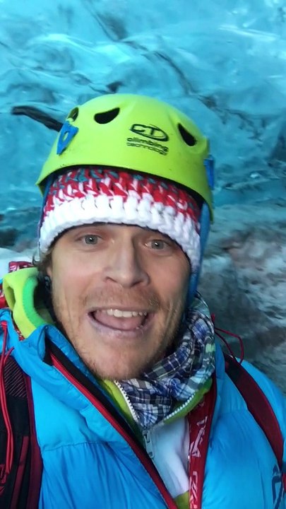 Julian Hosp - Deep inside a Glacier in Iceland