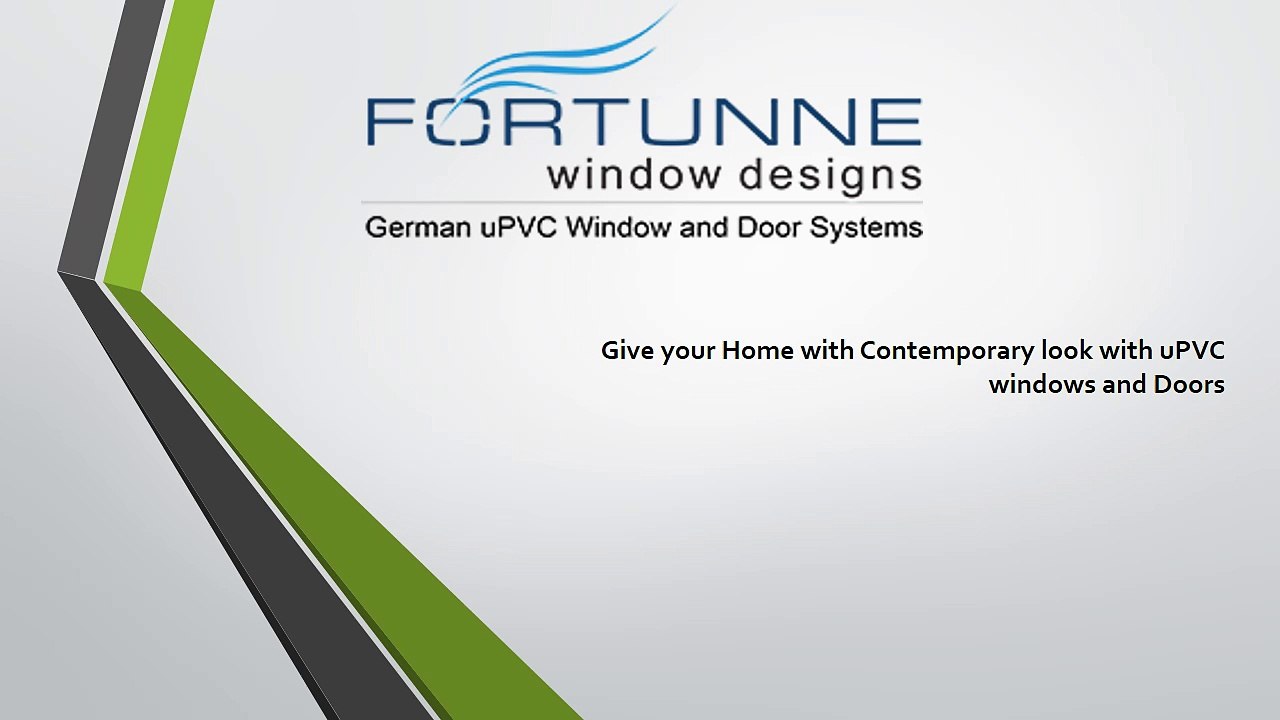 uPVC Windows | Fortunne Windows