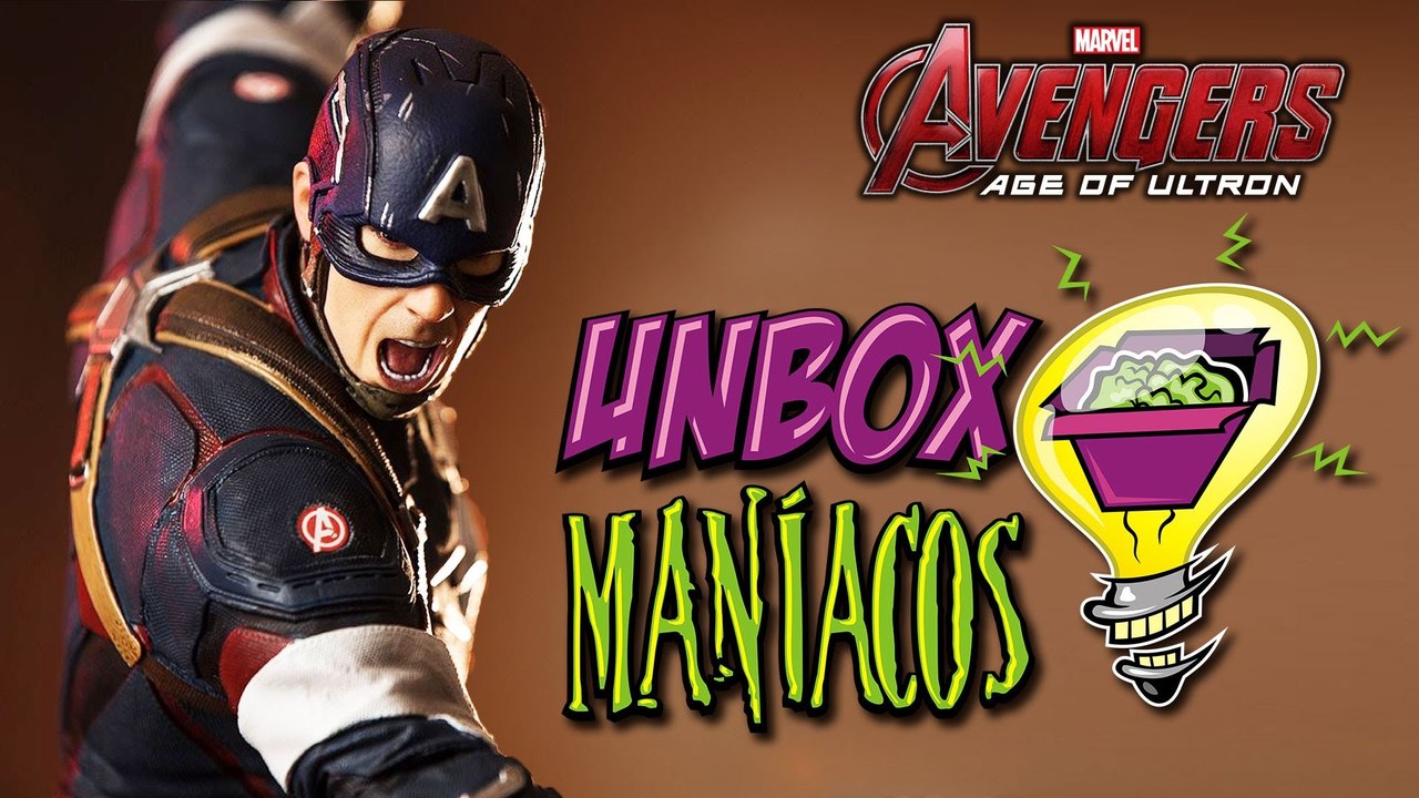 Unbox Maníacos - Estátua Capitão América 1:6 Iron Studios