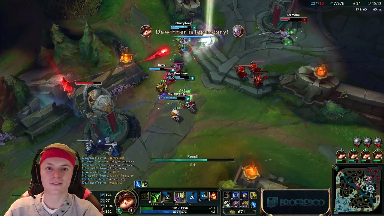 Apocolypse in League of Legends  5x TEEMO