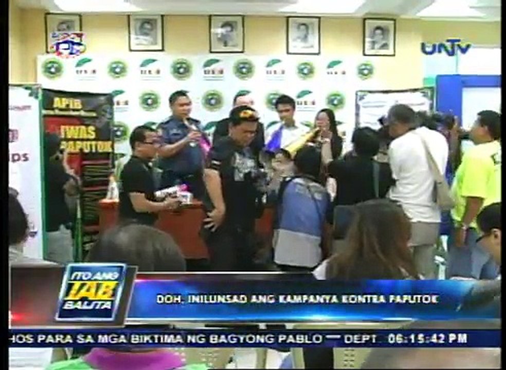 UNTV News: Kampanya kontra paputok, inilunsad ng DOH (DEC072012)