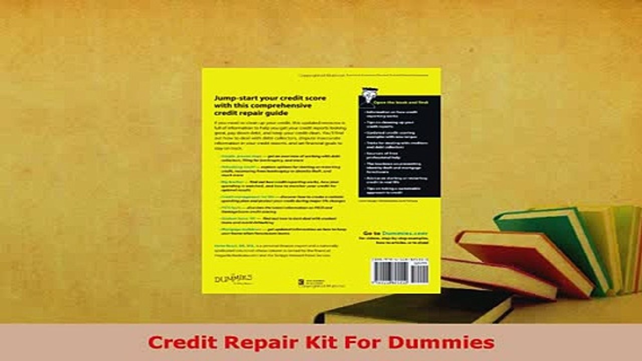 Download  Credit Repair Kit For Dummies PDF Book Free