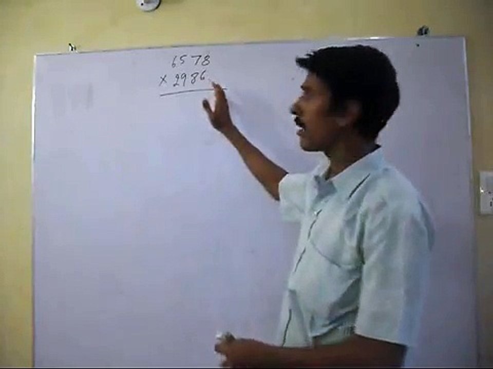 Multiplication of 4 Digit Numbers in Vedic Maths