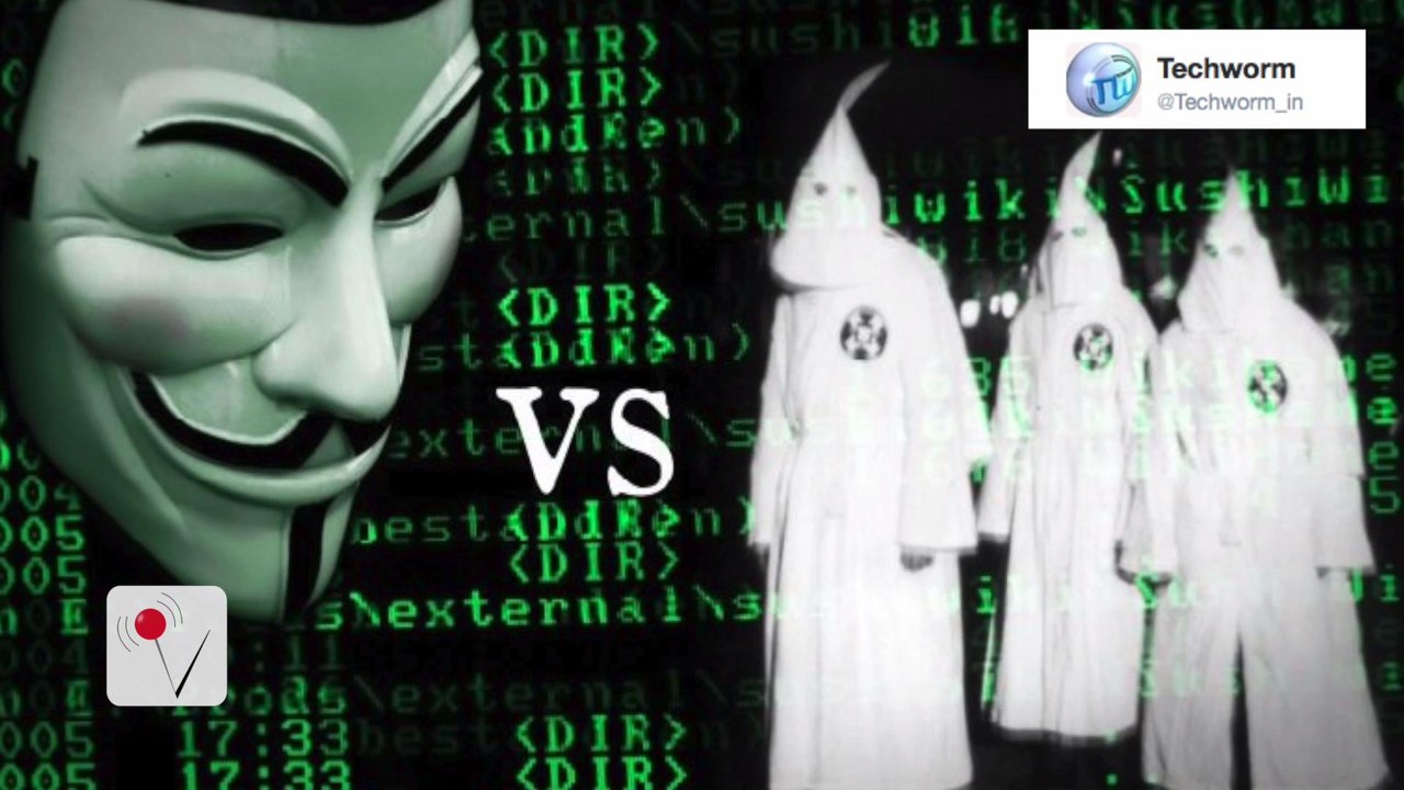 KKK Hacked by Anonymous Group