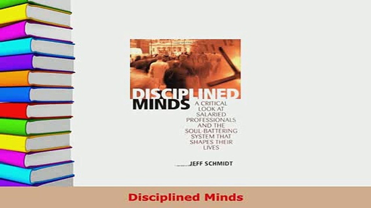 PDF  Disciplined Minds PDF Online