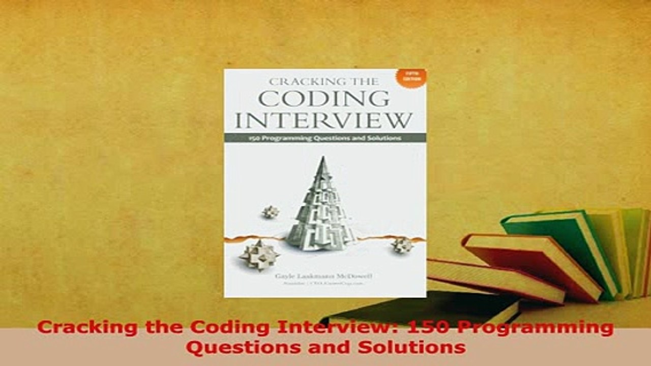 PDF  Cracking the Coding Interview 150 Programming Questions and Solutions PDF Online