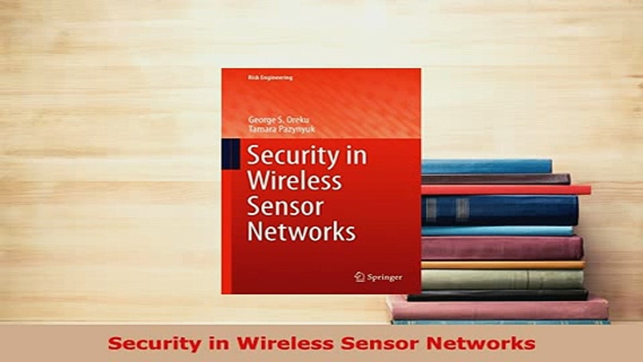PDF  Security in Wireless Sensor Networks  EBook