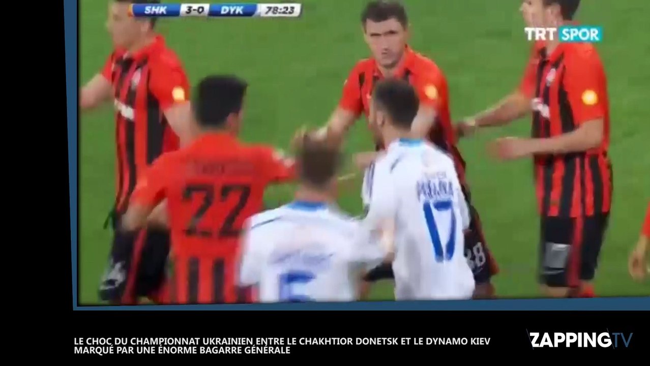 Bagarre générale entre Shakthar - Dynamo Kiev