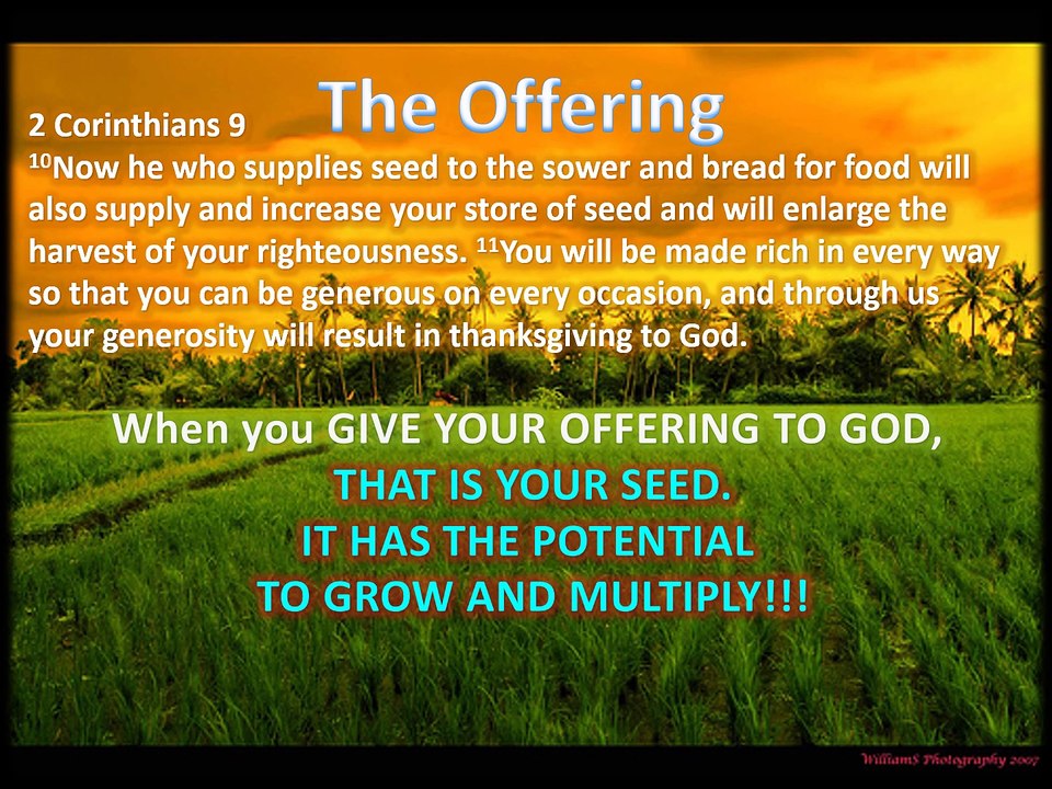 PRINCIPLES OFTHE HARVEST
