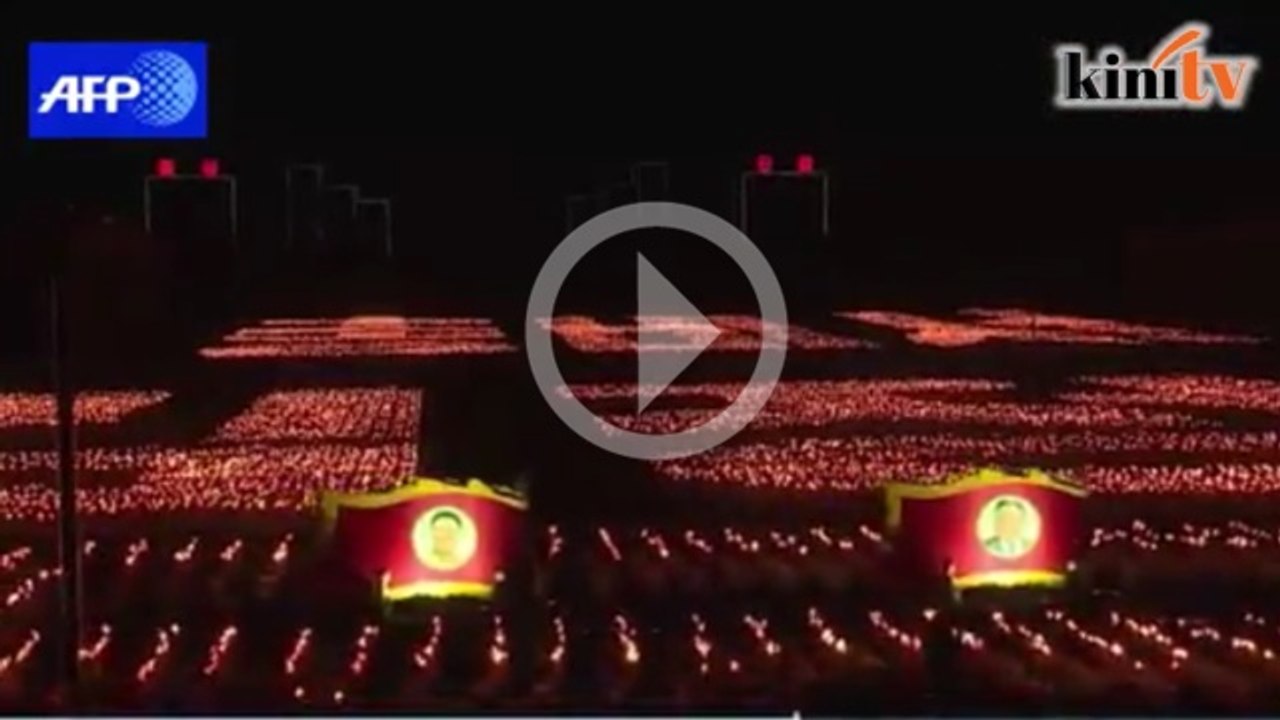 Cahaya Gemilang Menerangi Dataran Pyongyang