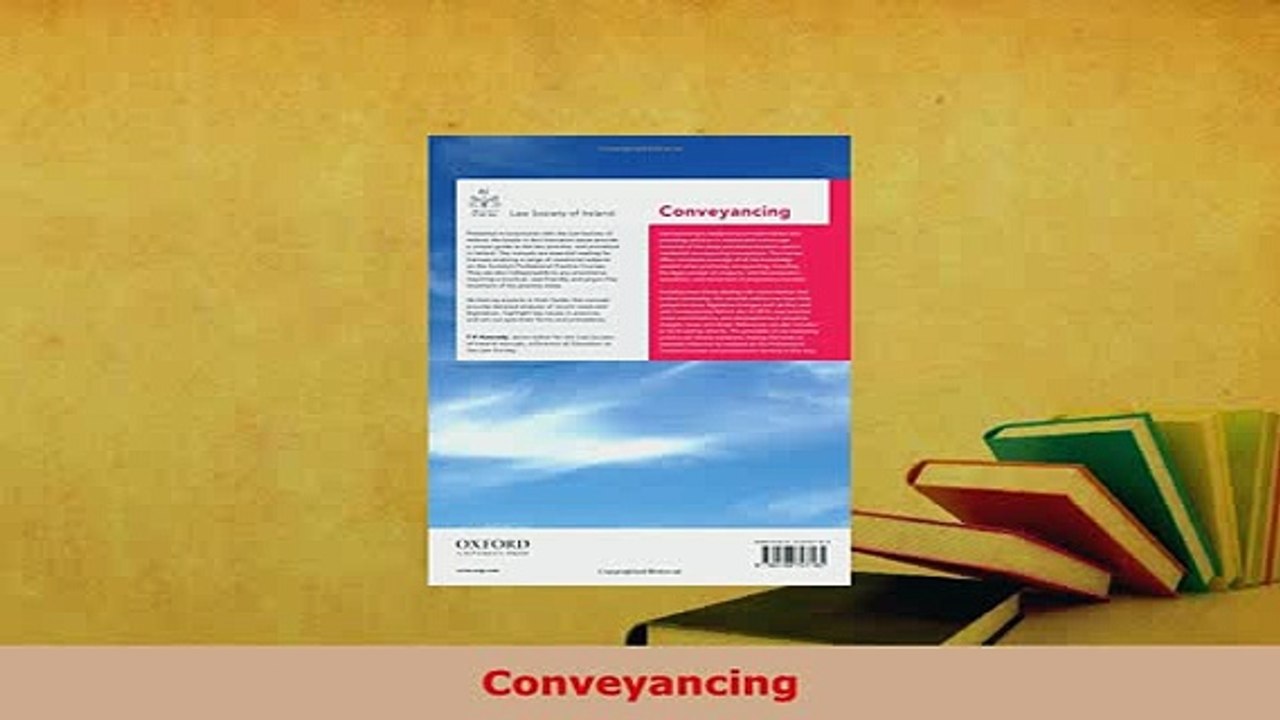 Conveyancing EBook Available for Download