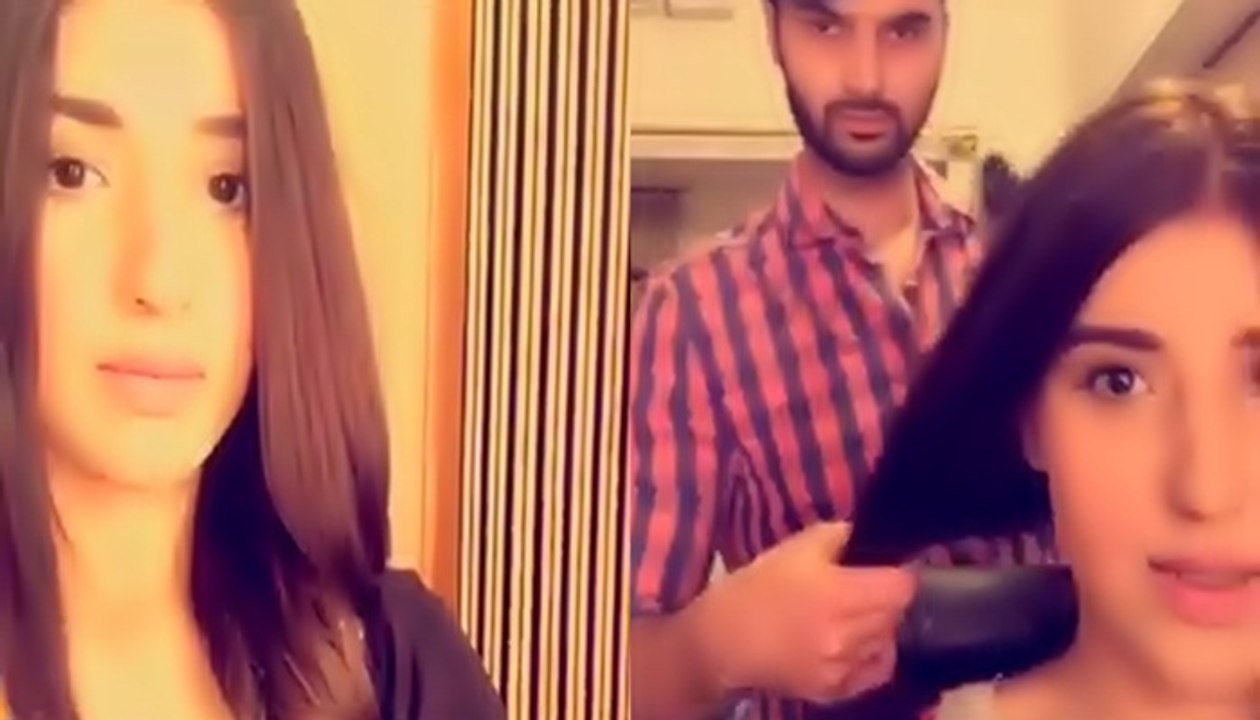 Hareem Farooq New Hair Look