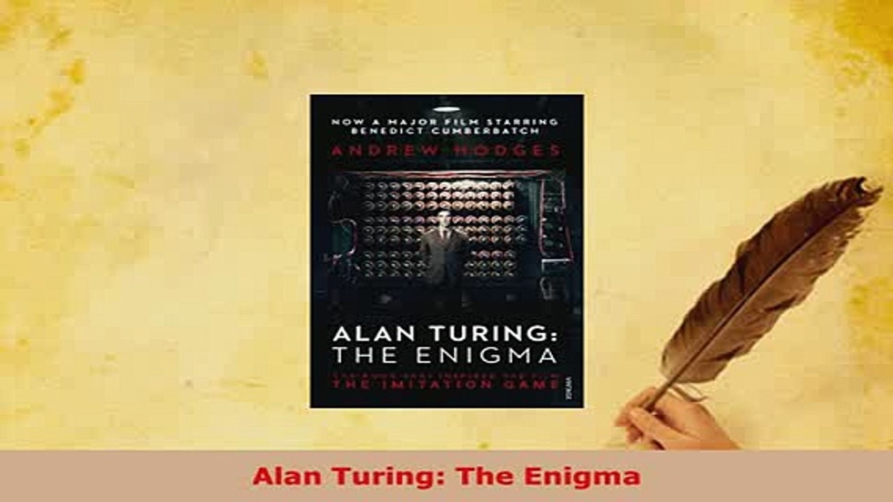 PDF  Alan Turing The Enigma PDF Book Free