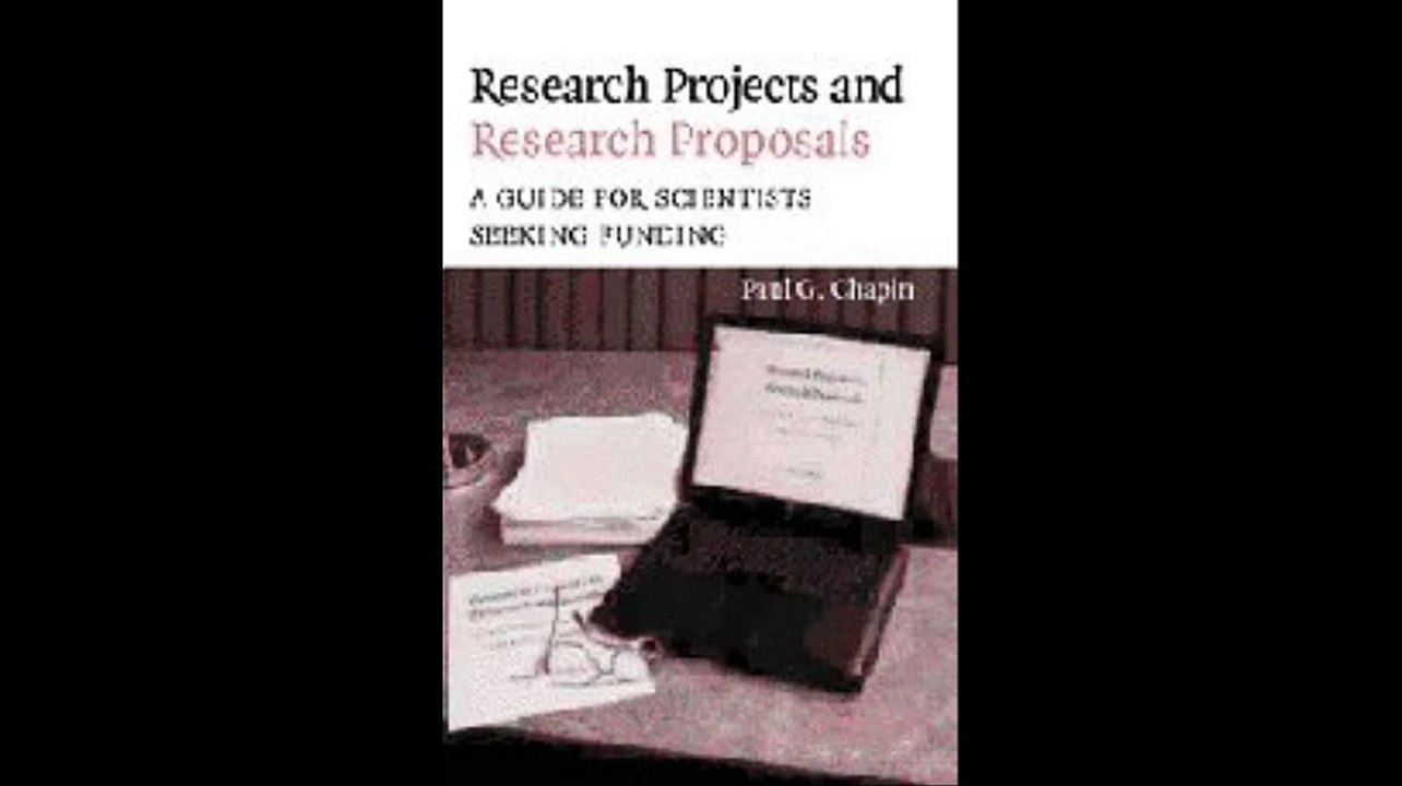 Research Projects and Research Proposals A Guide for Scientists Seeking Funding