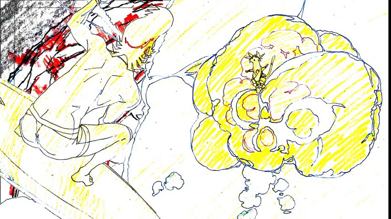 Space Dandy's Genga Art Highlights