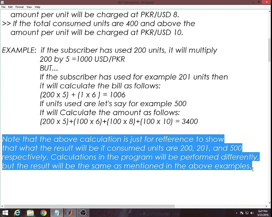How to code Electricity Bill Calculator In MatLab.