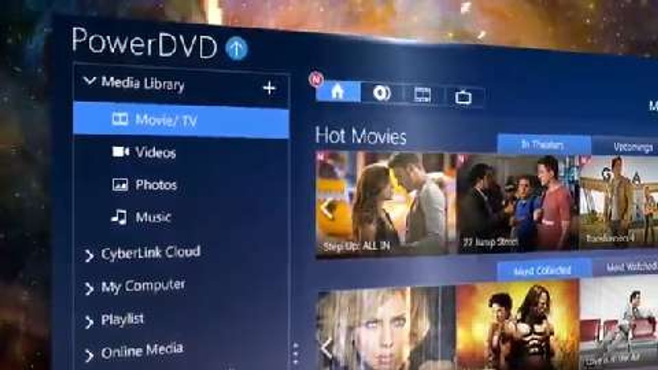 These are the features of CyberLink PowerDVD 15