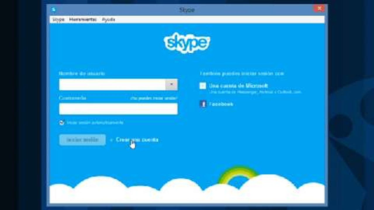 Cómo iniciar sesión en Skype