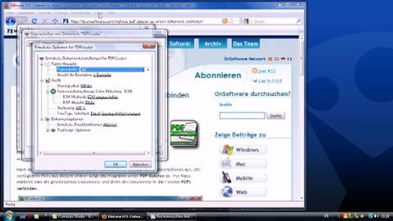 Video: Mit PDF-Creator PDFs aus jedem Programm heraus erstellen