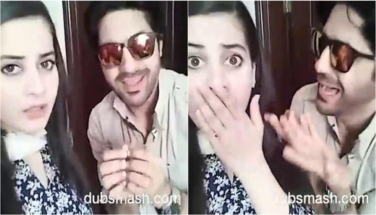 Aiman Khan & Asim Mehmood Funny Dubsmash