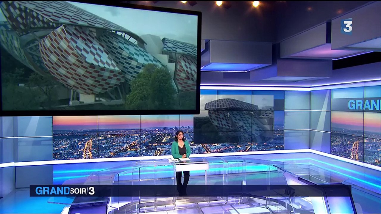 Buren relooke la Fondation Vuitton