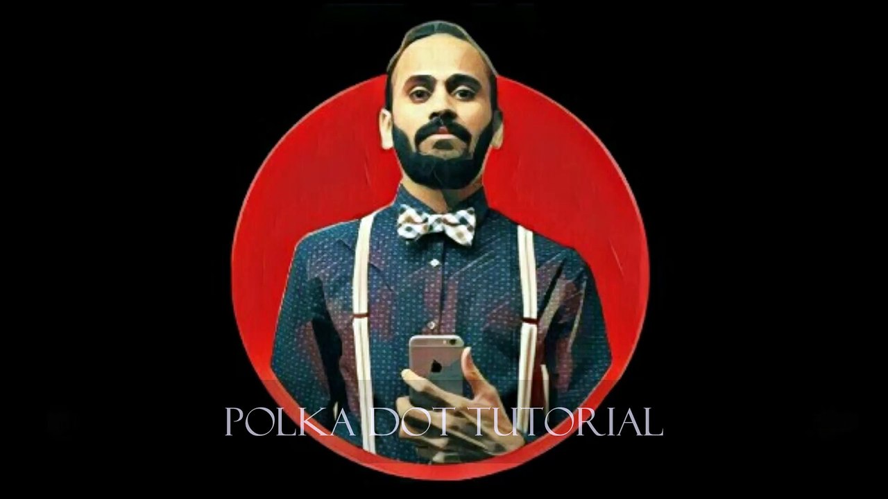 PicsArt Tutorial | Polka Dot Portrait Tutorial