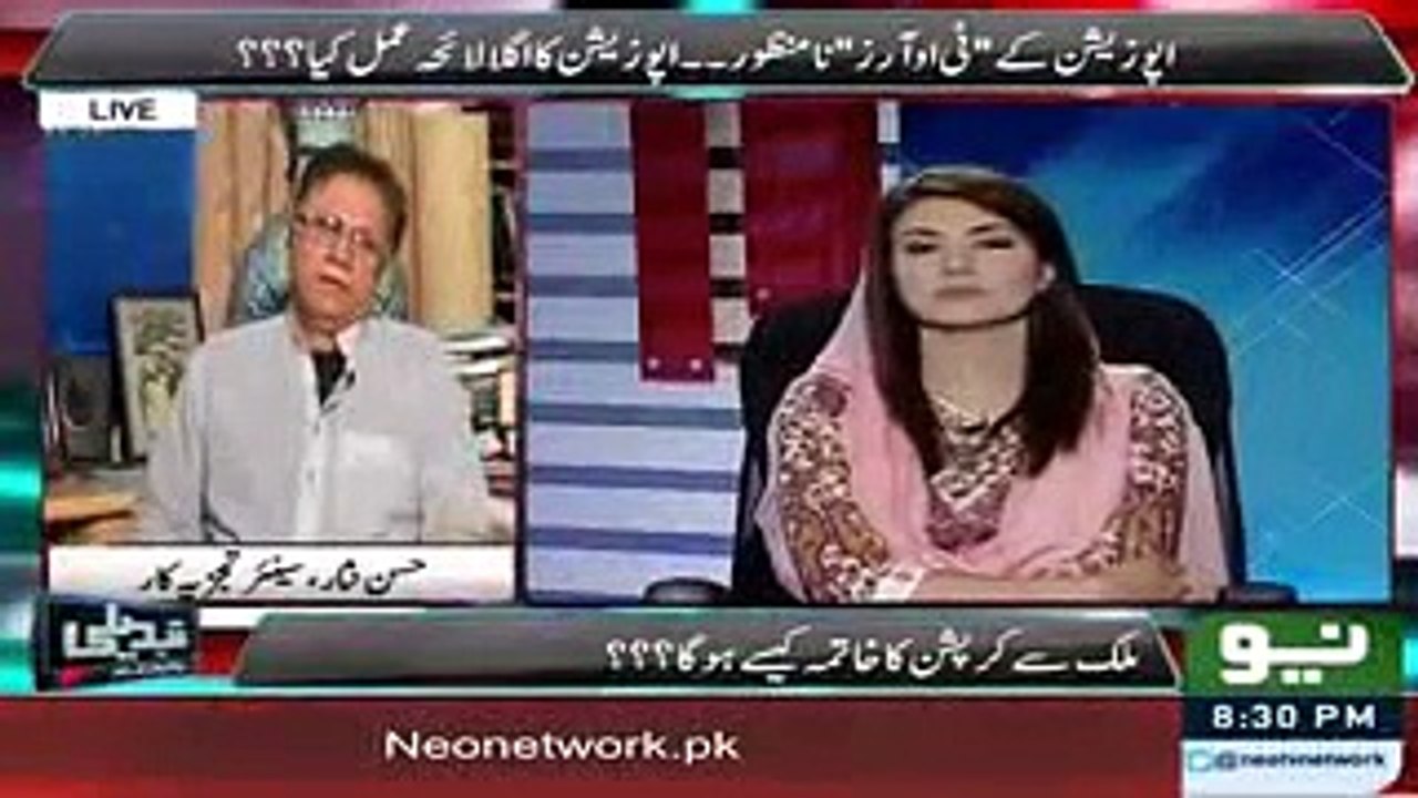 Hassan nisar Difference between Pakistan and india