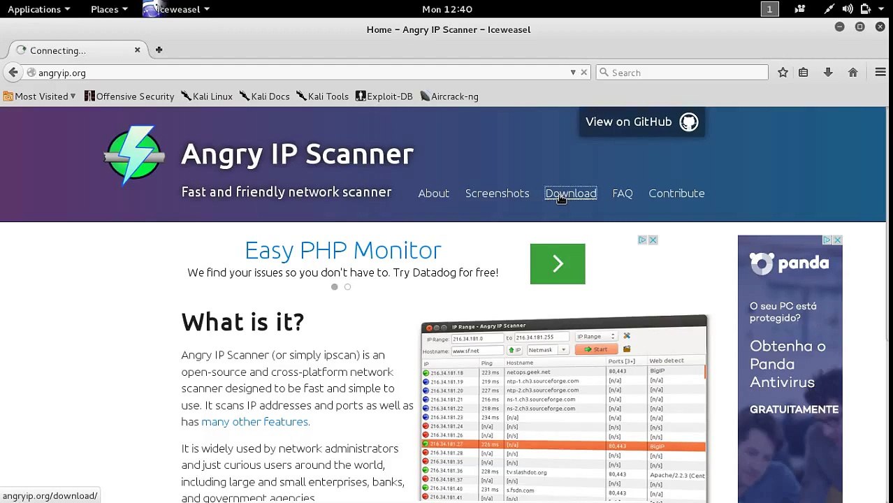 How to Install Angry IP Scanner on kali linux 2.0