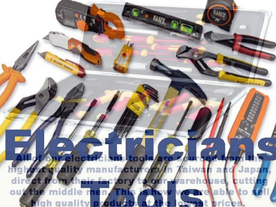 Get Top Class Electricians Tools